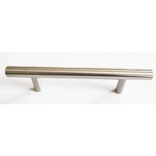 C-C Round Bar Pull 3-3/4" Satin Nickel