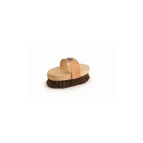 Desert Equestrian Inc 2255 Legends Palmyra Fiber Small Western-Style Oval Mud Brush