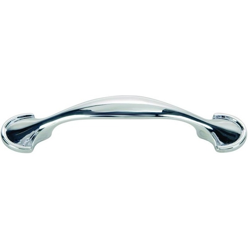 Cabinet Pull Sppon Foot Design 3" Chrome