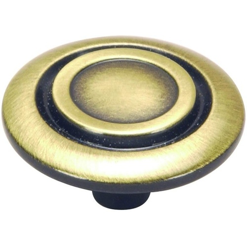 Scroll Cabinet Knob Scroll1-1/4"Antique Brass