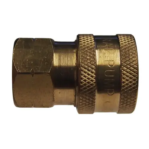 Pressure Pro D10001 Quick Connect Socket Female 1/4" Brass