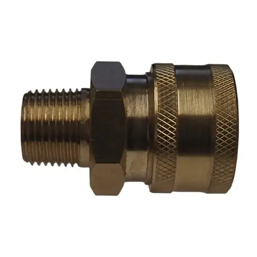 Pressure Pro D10004 Quick Connect Socket Male 3/8" Brass