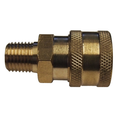 Pressure Pro D10002 Quick Connect Socket Male 1/4" Brass