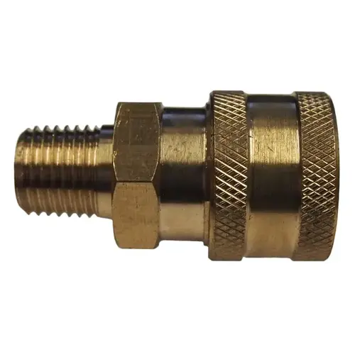 Pressure Pro D10002 Quick Connect Socket Male 1/4" Brass