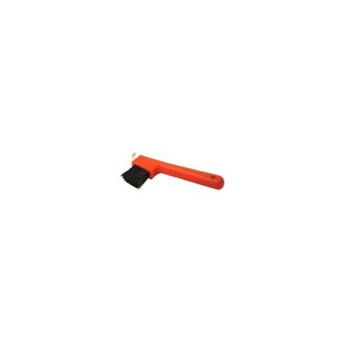 Partrade Trading Corp 245855 7" Hoof Pick With Brush - Red