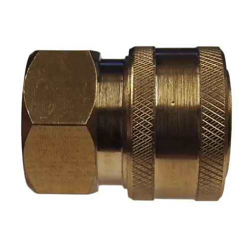 Pressure Pro D10003 Quick Connect Socket Female 3/8" Brass