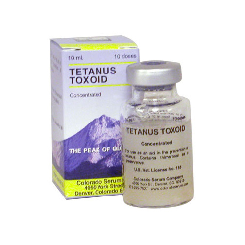 Colorado Serum 058-11415 Tetanus Toxoid Concentrate 10-mL