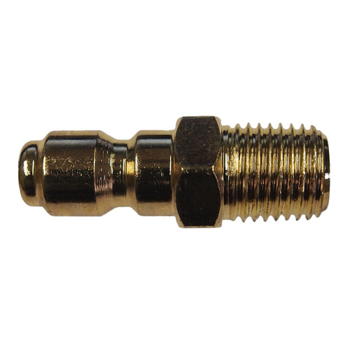 Pressure Pro D11007 Quick Connect Plug Male 1/4" Coated Steel