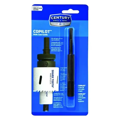 Century Drill & Tool 05320 CoPilot Holesaw Adapter Shark Tooth