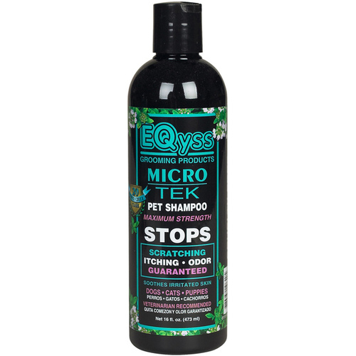 Eqyss Grooming Products 10640 Micro-Tek Medicated Shampoo for Pets 16-oz