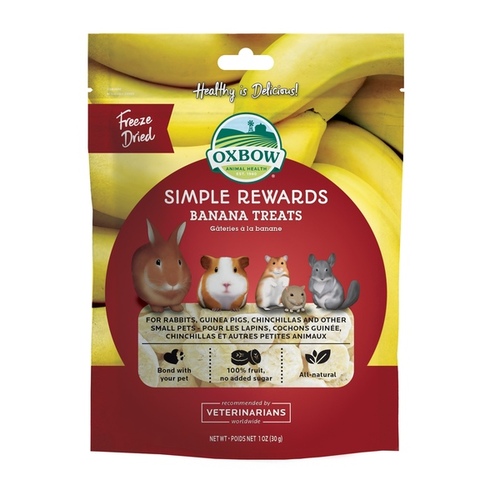 OXBOW BANANA TREATS SIMPLE HARVEST MANNA PRO PRDOUCTS-OXBOW