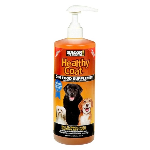 Healthy Coat, Inc QUART Healthy Coat Dog Food Supplement Quart with Pump