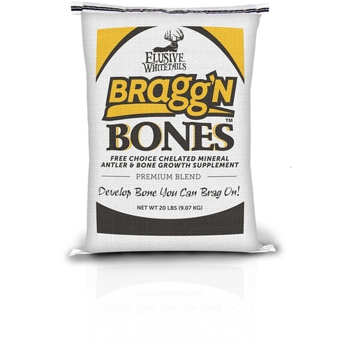 Elusive Whitetails AR-BB-40 Bragg'n Bones Premium Blend Deer Mineral Mix 20-lb Bag