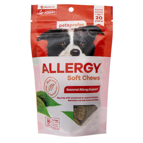 Vets Plus 022-99155 Pets Prefer Allergy Soft Chews 4.23-oz 30-Count