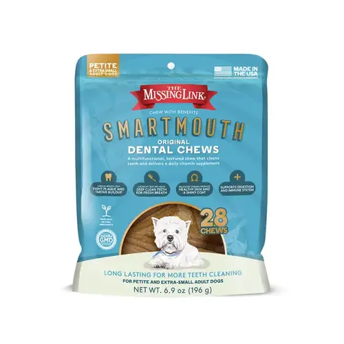 The Missing Link Smartmouth Dental Chews Small/Toy Dogs