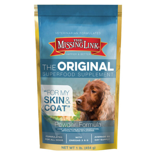 W F YOUNG INC 470515 MISSING LINK ULTIMATE CANINE SKIN & COAT - 1 LB