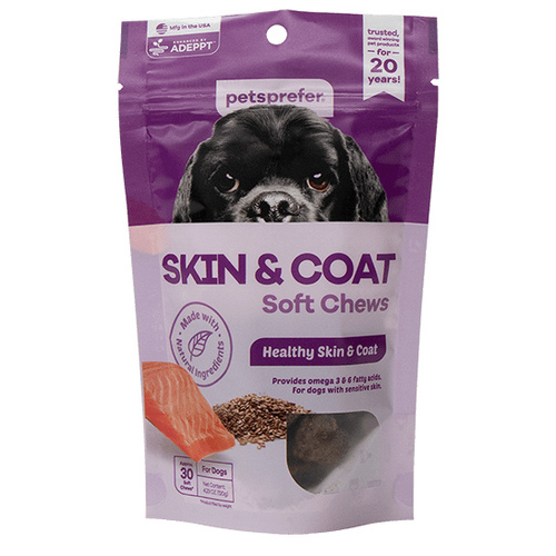 Pets Prefer Skin & Coat Soft Chews 4.23-oz 30-Count