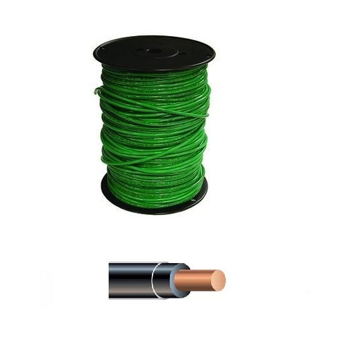 Cerro Electrical Products 11591501 THHN Copper Wire Solid 12-Gauge 500ft - Green