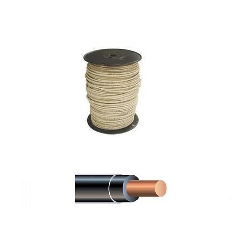 THHN Copper Wire Solid 12-Gauge 500ft - White