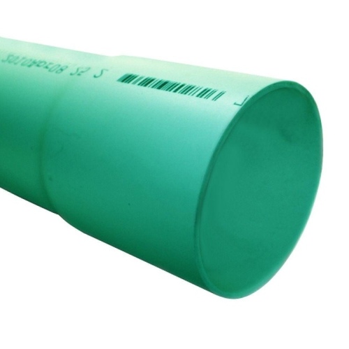 Silver Line Plastics 05.402 PVC SEWER & DRAIN PIPE 4" x 20 feet