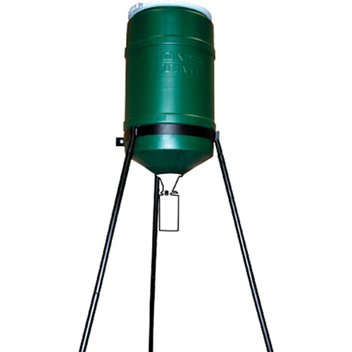 On Time Wildlife Feeders 22112 On-Time 200lb. Tripod Barrel (Timer / Motor Sold Separately)