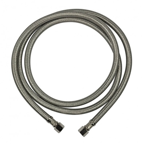 1/4" Comp. x 1/4" Comp. x 60"L Stainless Steel Ice Maker Supply Line Hose