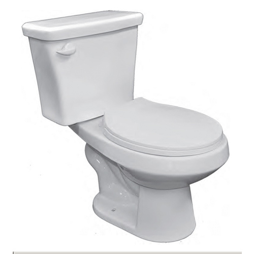 Compass Manufacturing Int'l 572-5833 Toilet-In-A-Box Round Front 14.75"-Height 1.28-GPF White