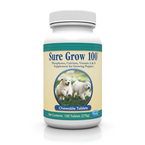 Pet Ag, Inc 31449 Sure Grow 100 Chewable Tablets for Puppies