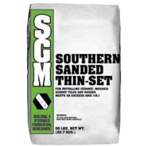 Southern Sanded Thin-Set Cement Mortar Gray 50-lbs