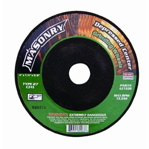 Mercer 4 x 1/4 x 5/8-inch Masonry Grinding Wheel