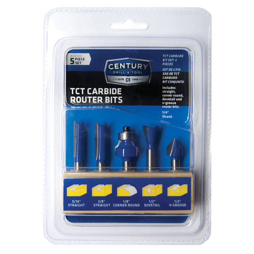 Carbide Router Set 5 pieces