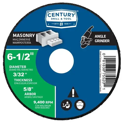 Century Tools Type 1A Masonry Cutting Saw Blade