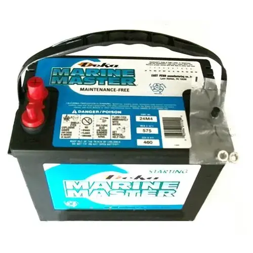 DEKA 24M5 Marine Master 12-Volt 550 CCA Starting Marine/RV Battery, Left Front Positive Terminal