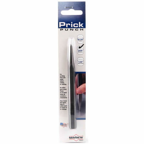 Mayhew Steel Products 73102 PRICK PUNCH 3/8 X 5IN