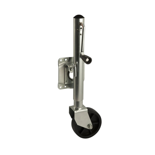 Koch 4250220 Trailer Jack Sidewind Side-Mount 10" 1000-lbs with Wheel