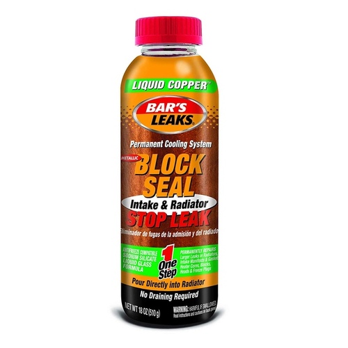 Prime Automotive Warehouse 1109 Bar's Leaks Block Seal Liquid Copper Intake & Radiator Stop Leak