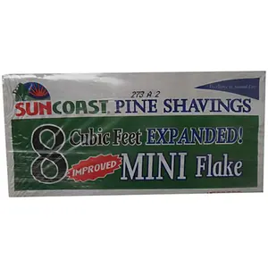 Suncoast MINI-XCP40 Animal Bedding - Pine Flakes Medium 8-Cubic Ft - pack of 40