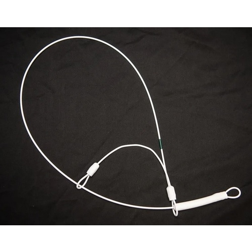 2.0 White Cable Halter for Large Sheep & Goats