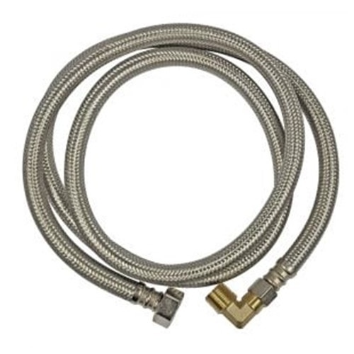 84" SS ICE MAKER CONNECTOR 59738 1/4" COMP x 1/4" COMP