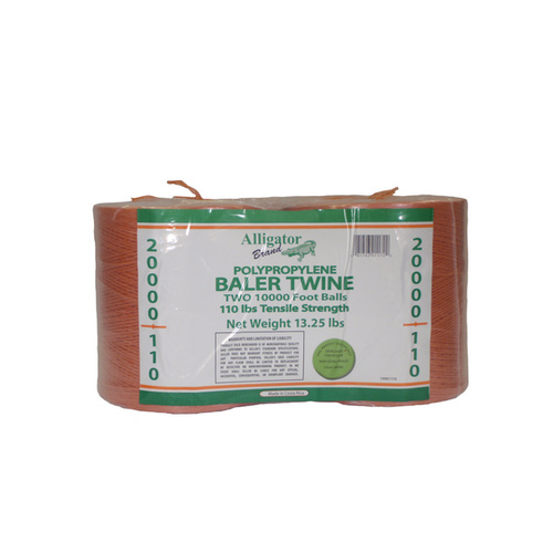 20,000 FT Orange Poly Baler Twine