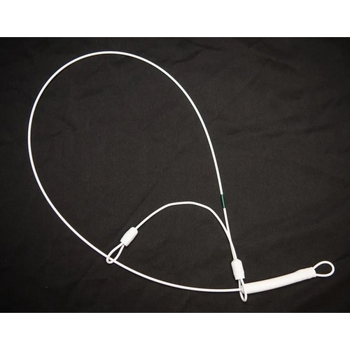 2.0 White Cable Halter for Extra Large Cattle - 1600+ lbs