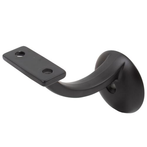 Stone Harbor Hardware 30155-19 Heavy-Duty Extended Handrail Bracket - Matte Black