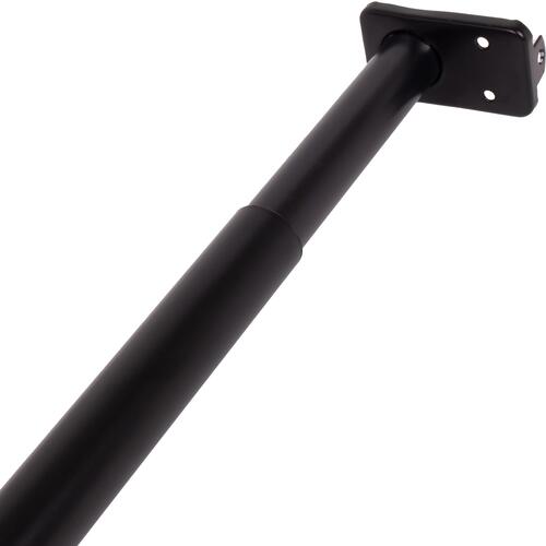 Stone Harbor Hardware 7221-19 18" - 30" Adjustable Closet Pole - Matte Black