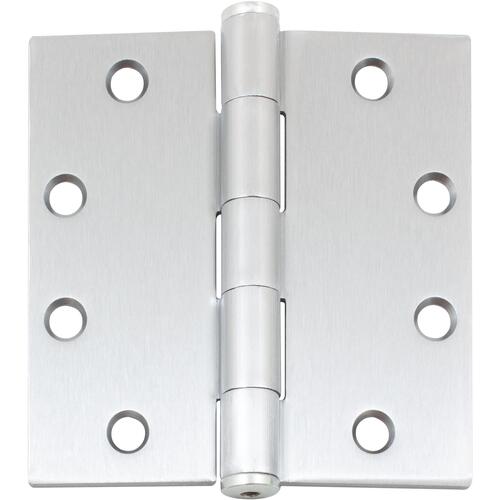 Stone Harbor Hardware CS4500-652 4-1/2" x 4-1/2" SQR Plain Bearing Hinge .134 Gauge - Satin Chrome