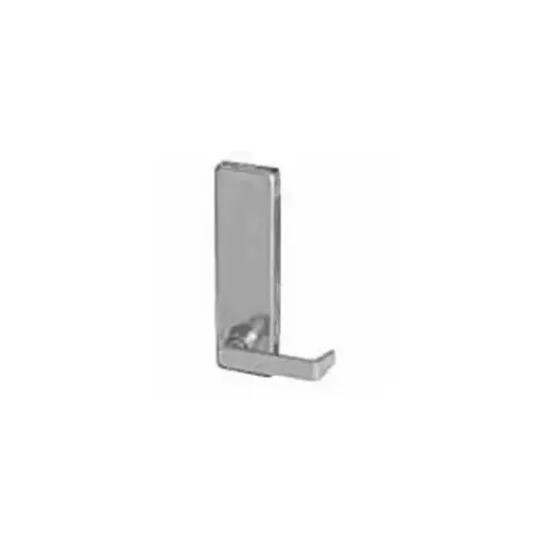 Dane Lever Exit Device Trim with Blank Escutcheon Bright Chrome Finish