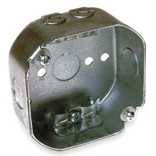 ORBIT INDUSTRIES INC 10241219 Switch Box Steel 4" Octagon 1-1/2" Deep with Clamp