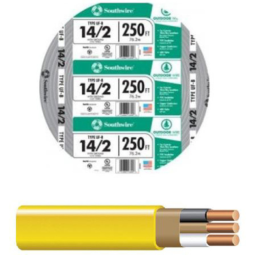 Cerro Electrical Products 28827455 Romex SIMpull NM-B Copper Cable 14-Gauge 2-Conductor 250ft