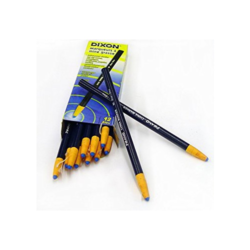 DIXON TICONDEROGA 00080 DIXON CHINA MARKER - BLUE