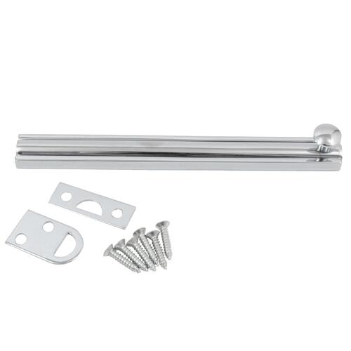 6" Surface Bolt - Polished Chrome