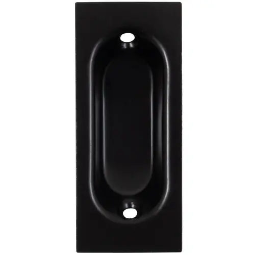 Rectangular Flush Pull - Matte Black